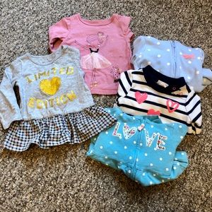 3-6 Month Girl Tops Bundle